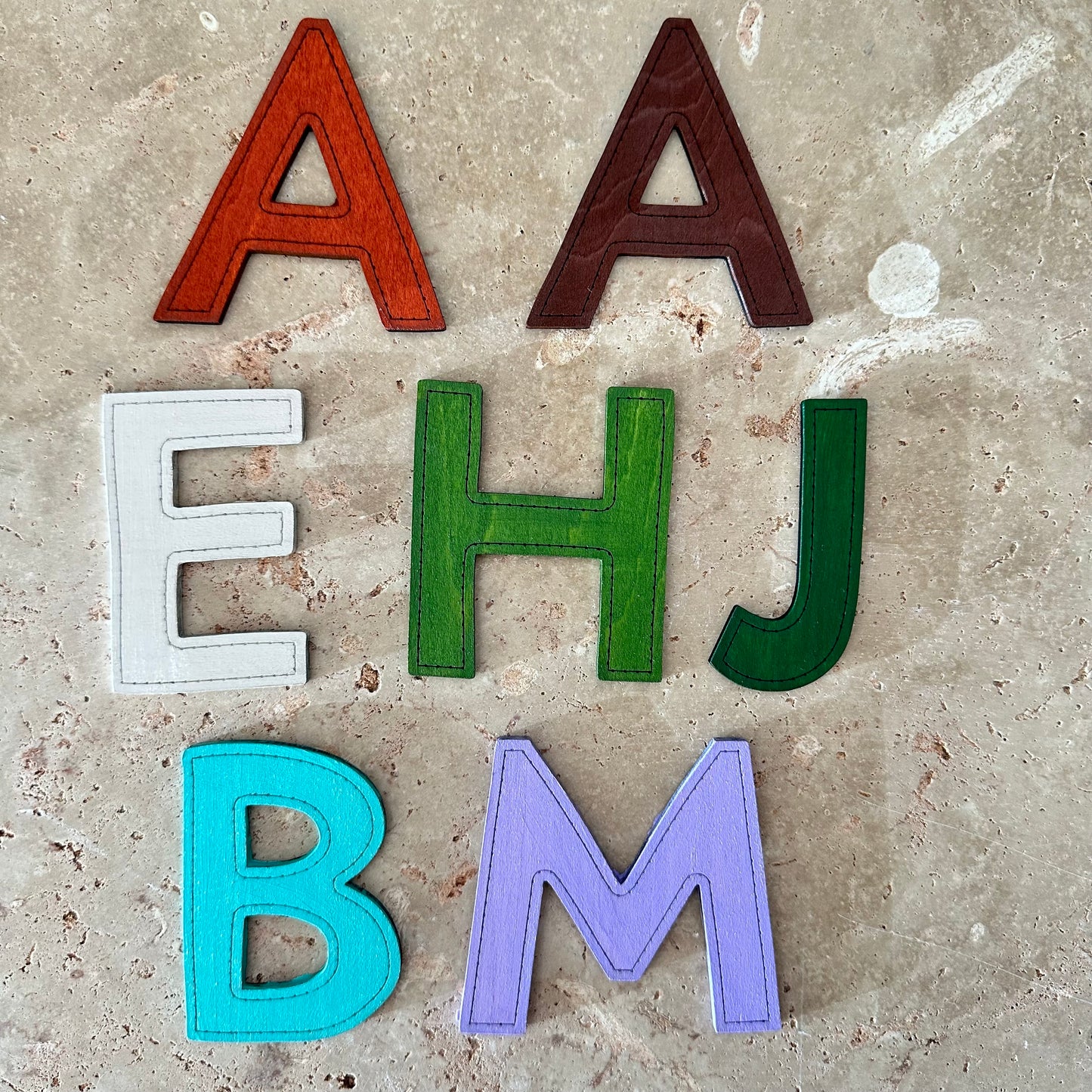 Personalised Wooden Initial Signs