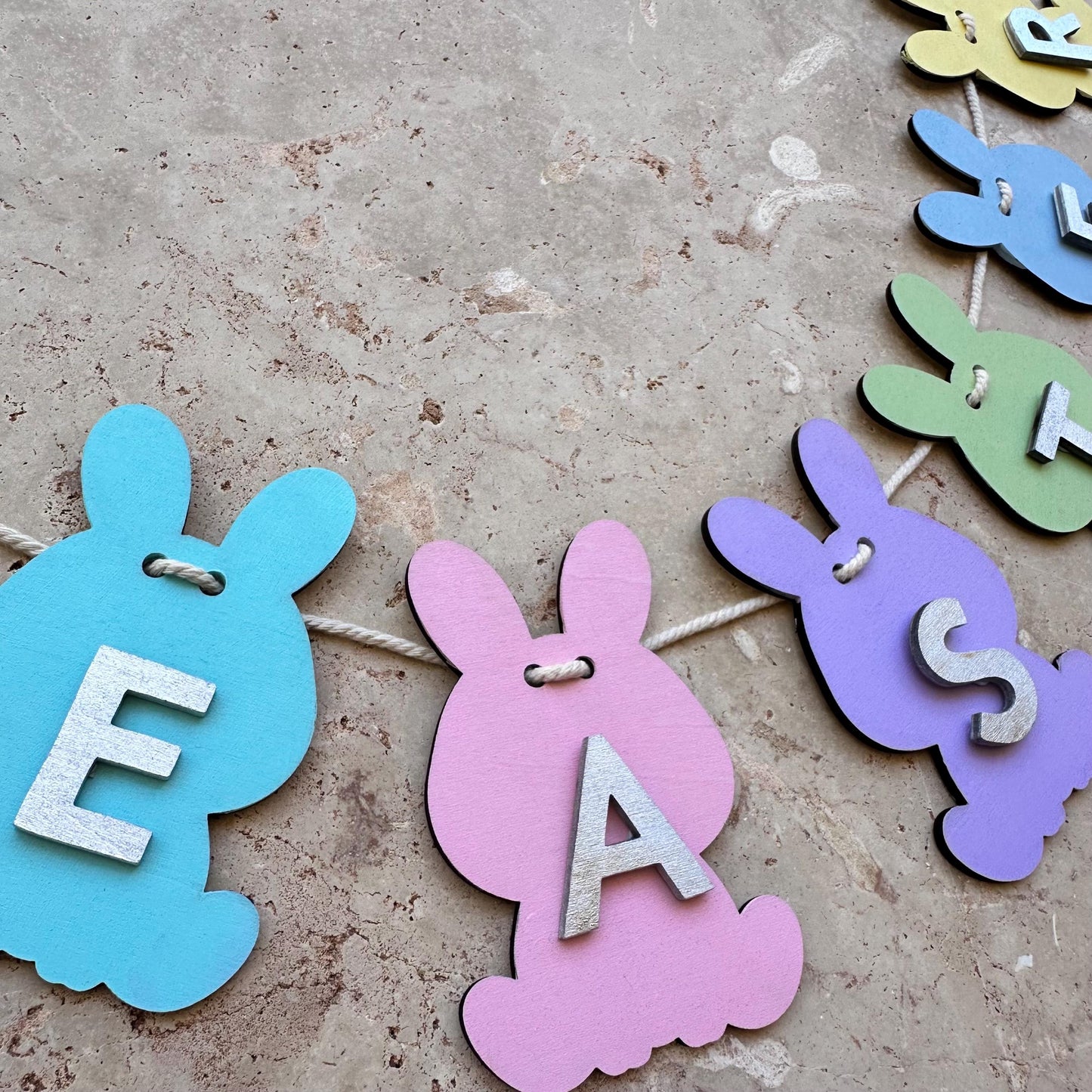 Easter Bunny Bunting Keepsake - Digital Download