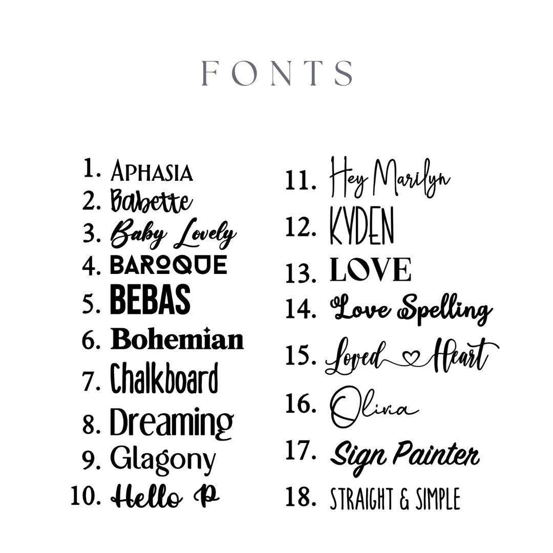 Custom Vinyl Labels