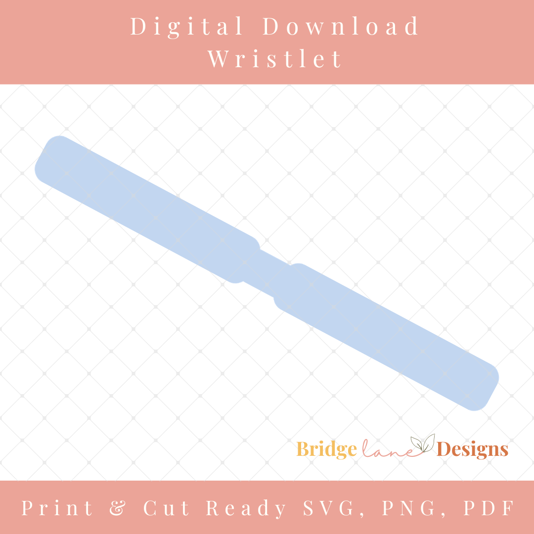 Wristlet Keyring Design File - Digital Download