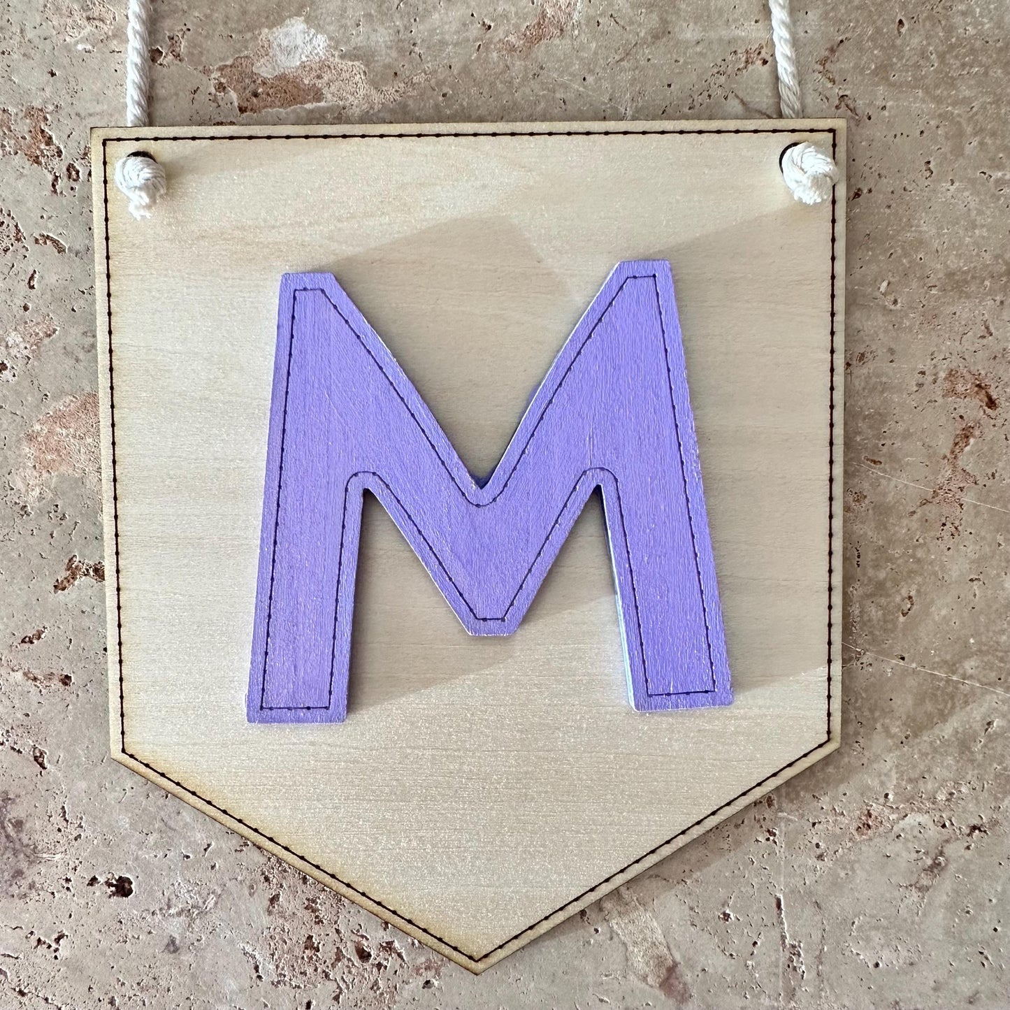 Personalised Wooden Initial Signs