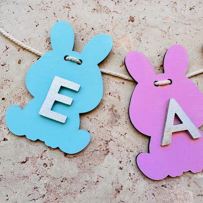 Easter Bunny Bunting Keepsake - Digital Download