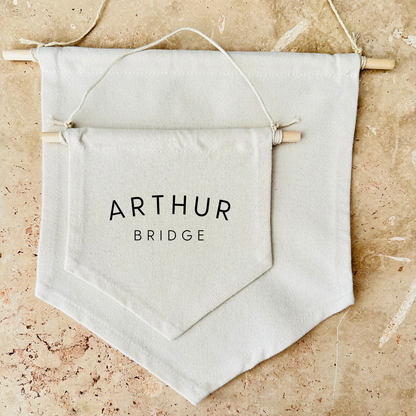 Personalised Name Canvas Banner