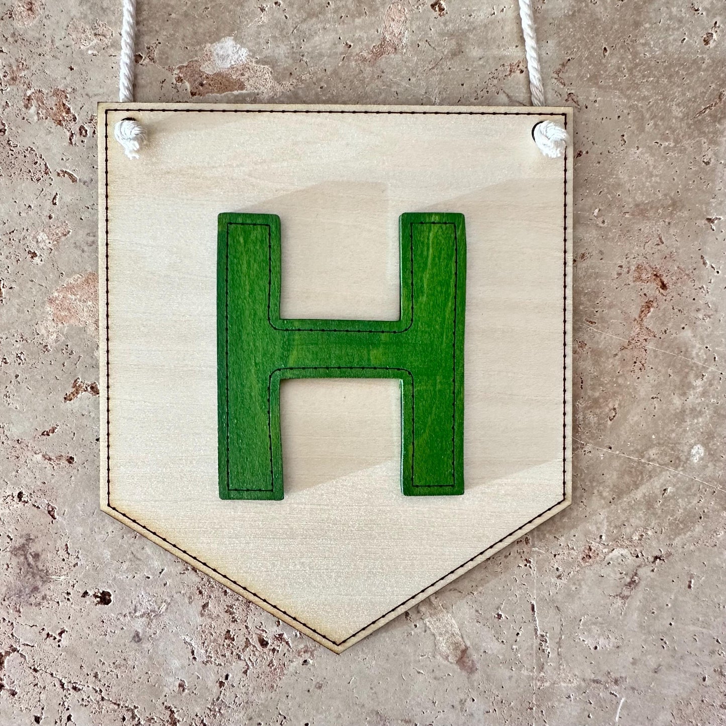Personalised Wooden Initial Signs