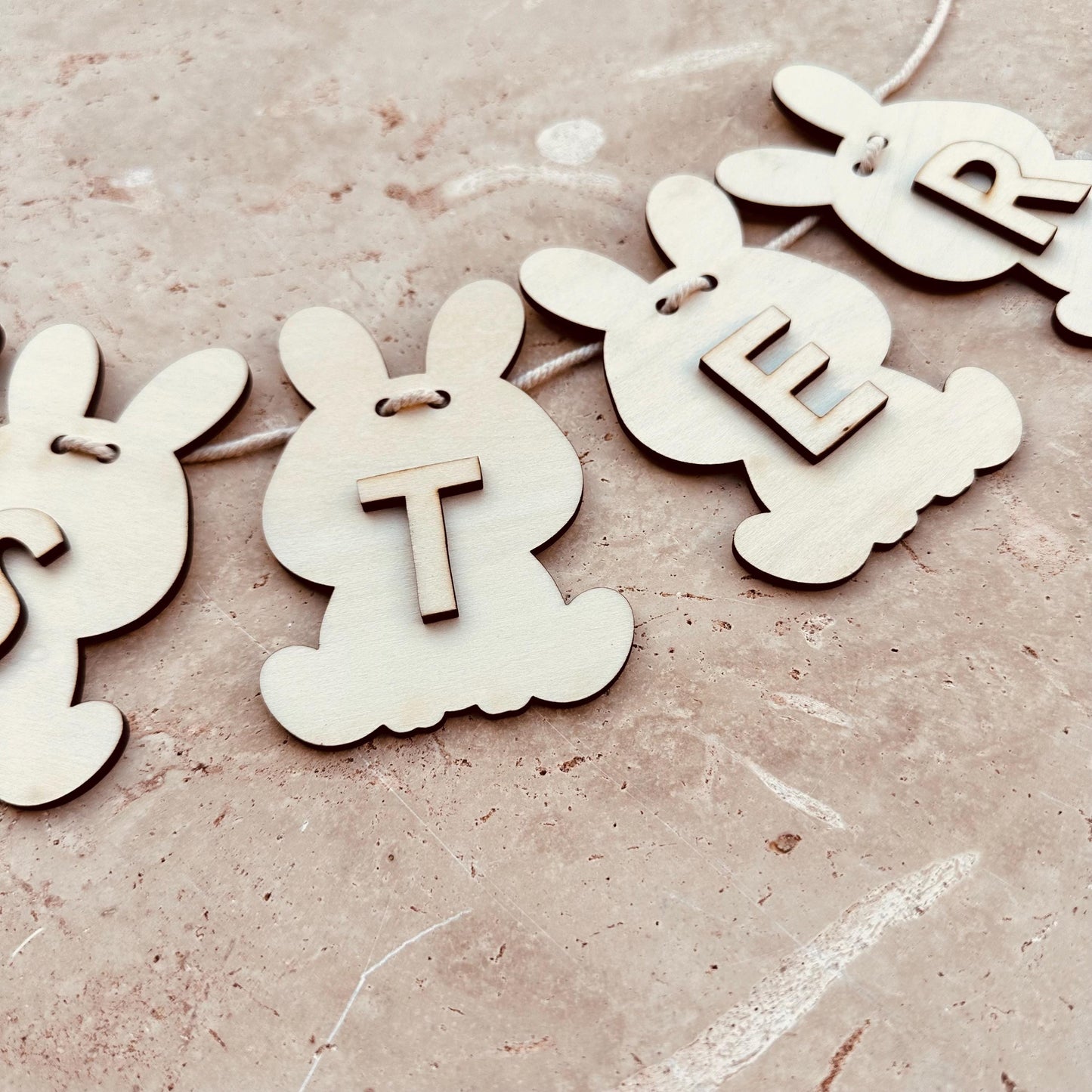 Easter Bunny Bunting Keepsake - Digital Download