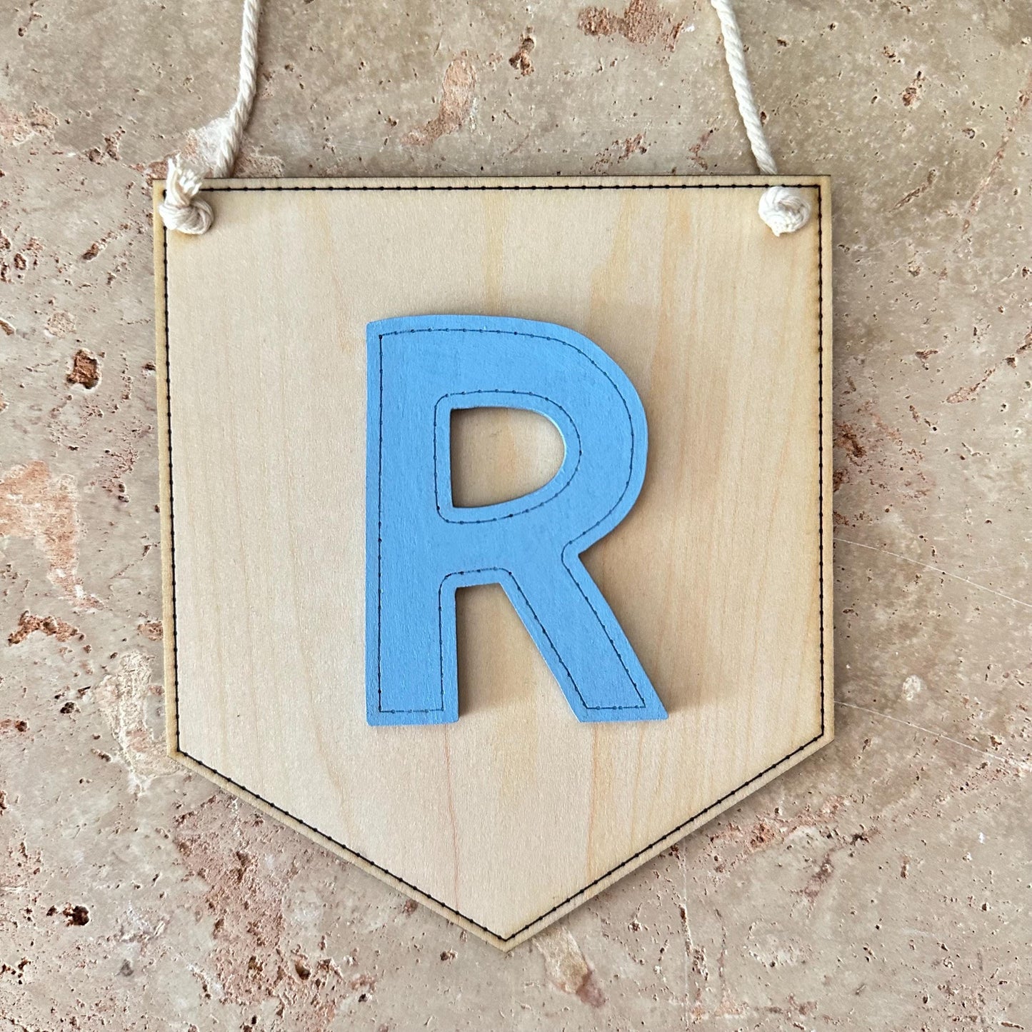 Personalised Wooden Initial Signs