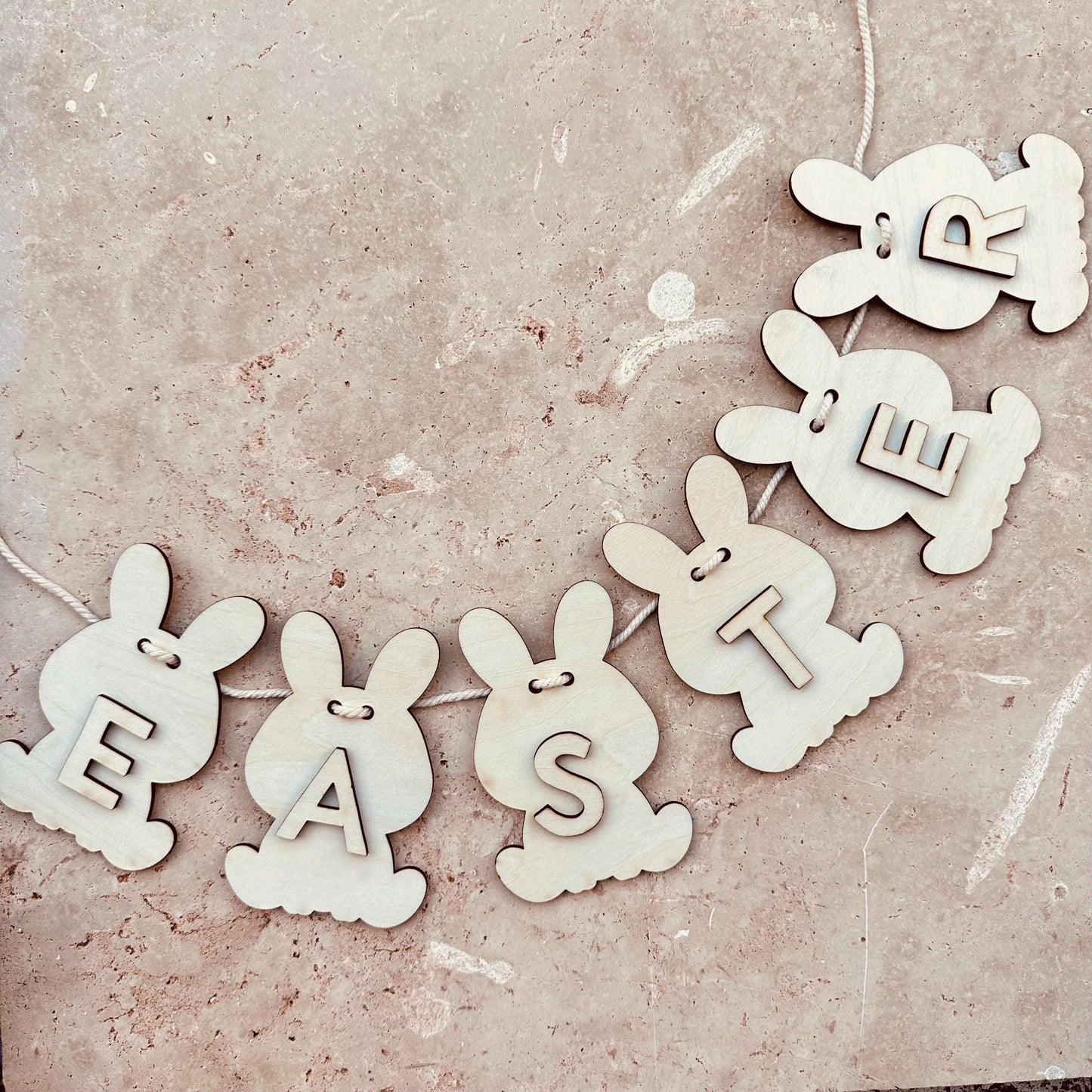 Easter Bunny Bunting Keepsake - Digital Download