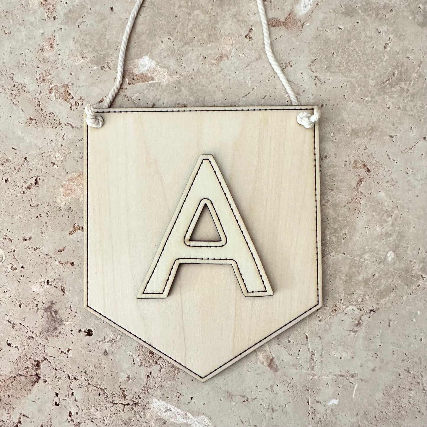Personalised Wooden Initial Signs