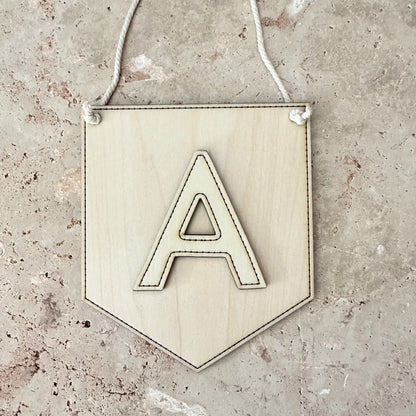 Personalised Wooden Initial Signs