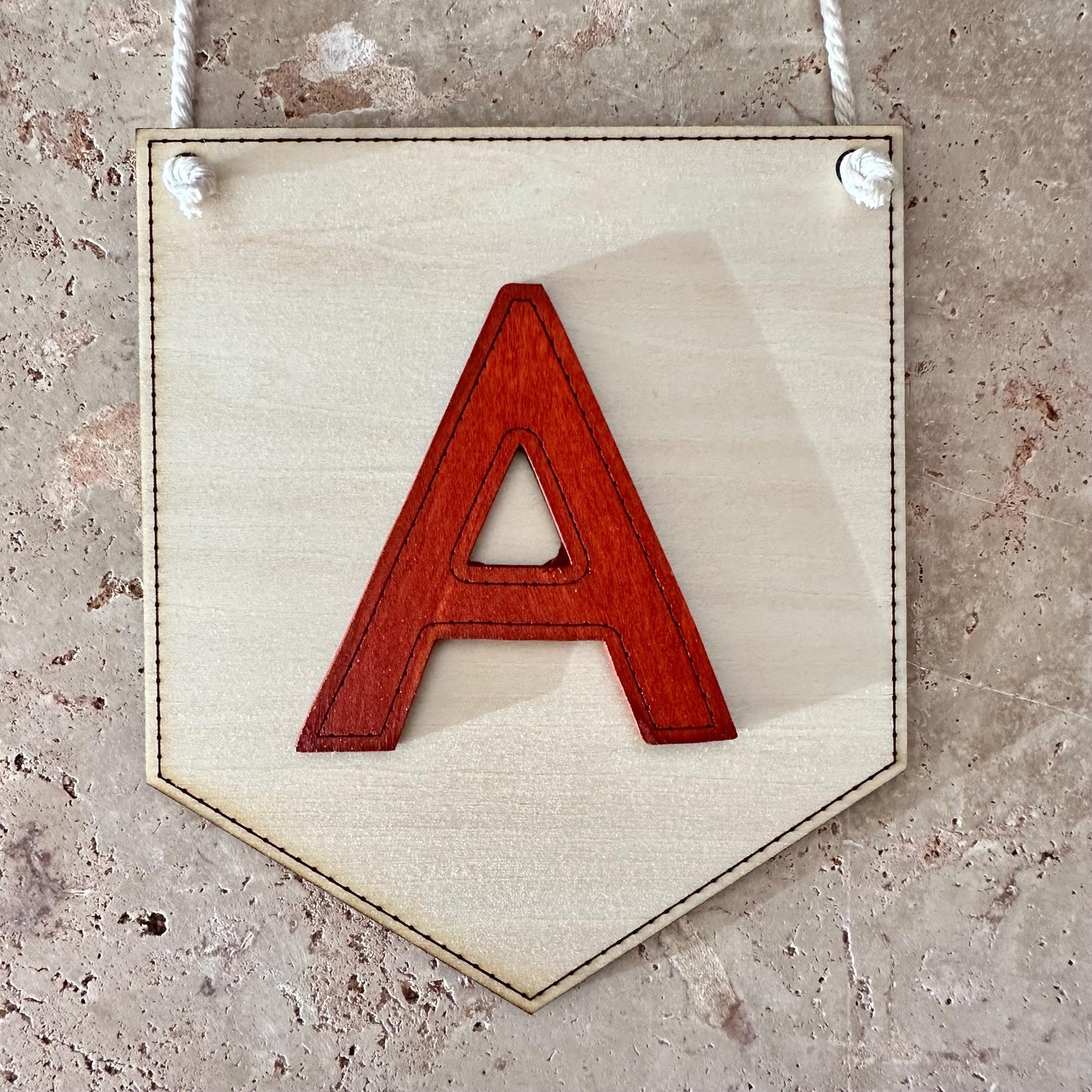 Personalised Wooden Initial Signs