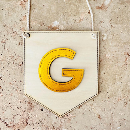 Personalised Wooden Initial Signs