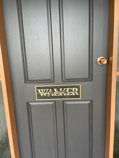 Custom Laser Cut Layered Wooden Sign