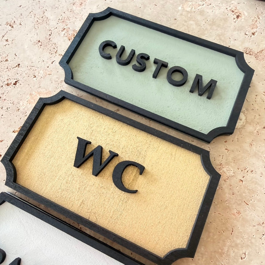 Personalised Vintage Wooden Sign