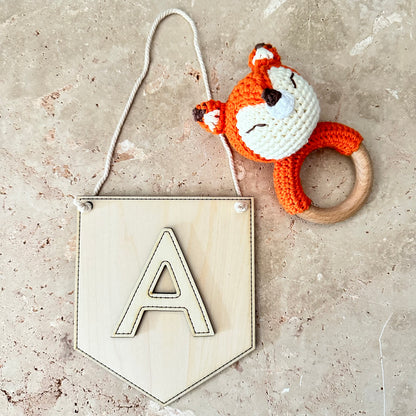 Personalised Wooden Initial Signs
