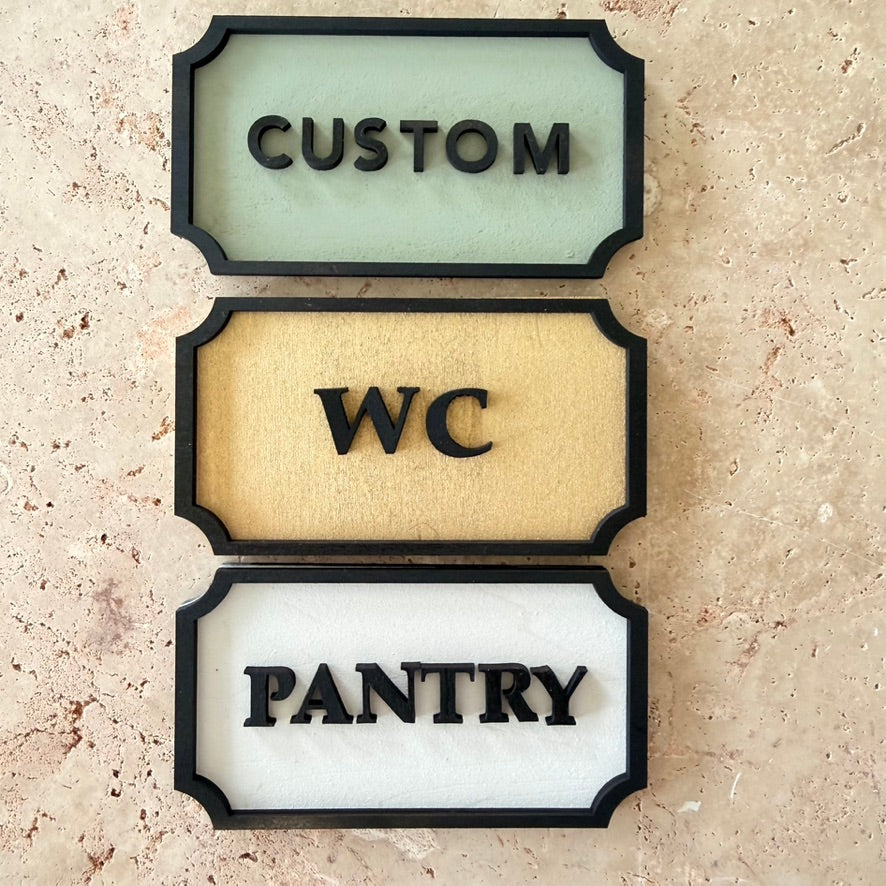 Personalised Vintage Wooden Sign