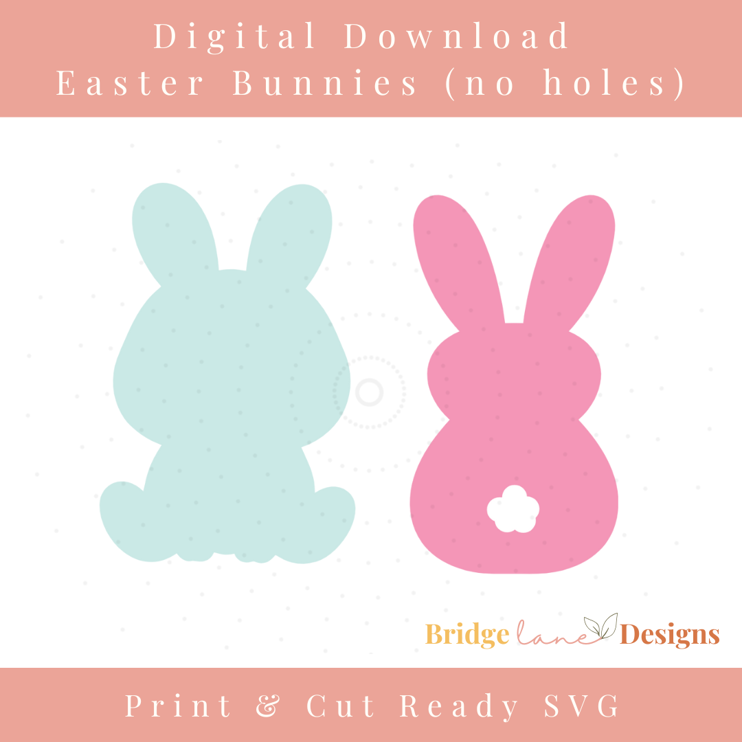 Easter Bunny Bunting Keepsake - Digital Download