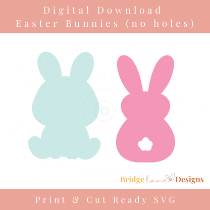 Easter Bunny Bunting Keepsake - Digital Download