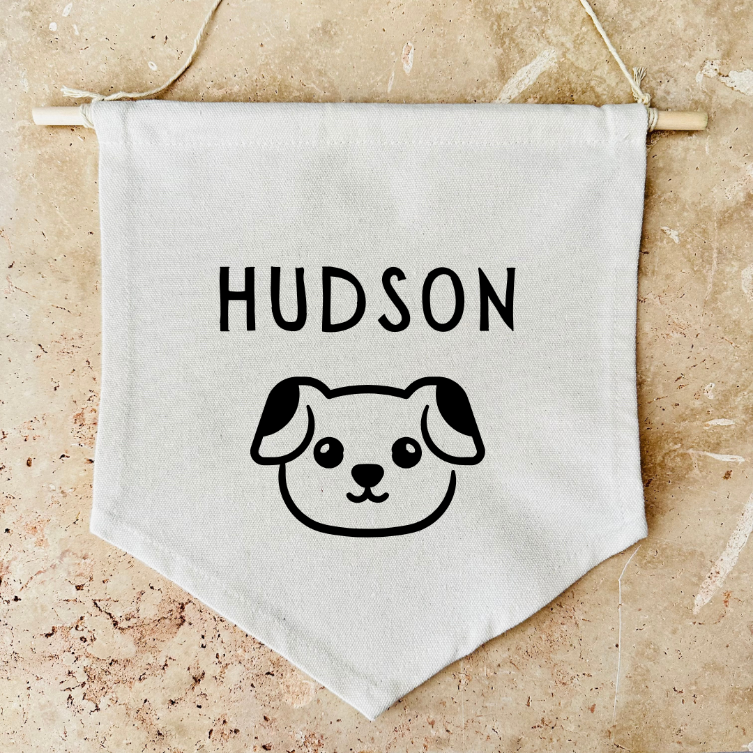 Custom Dog or Cat Canvas Banner