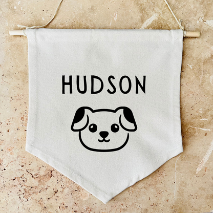 Custom Dog or Cat Canvas Banner