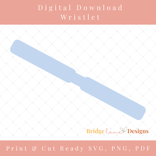 Wristlet Keyring Design File - Digital Download