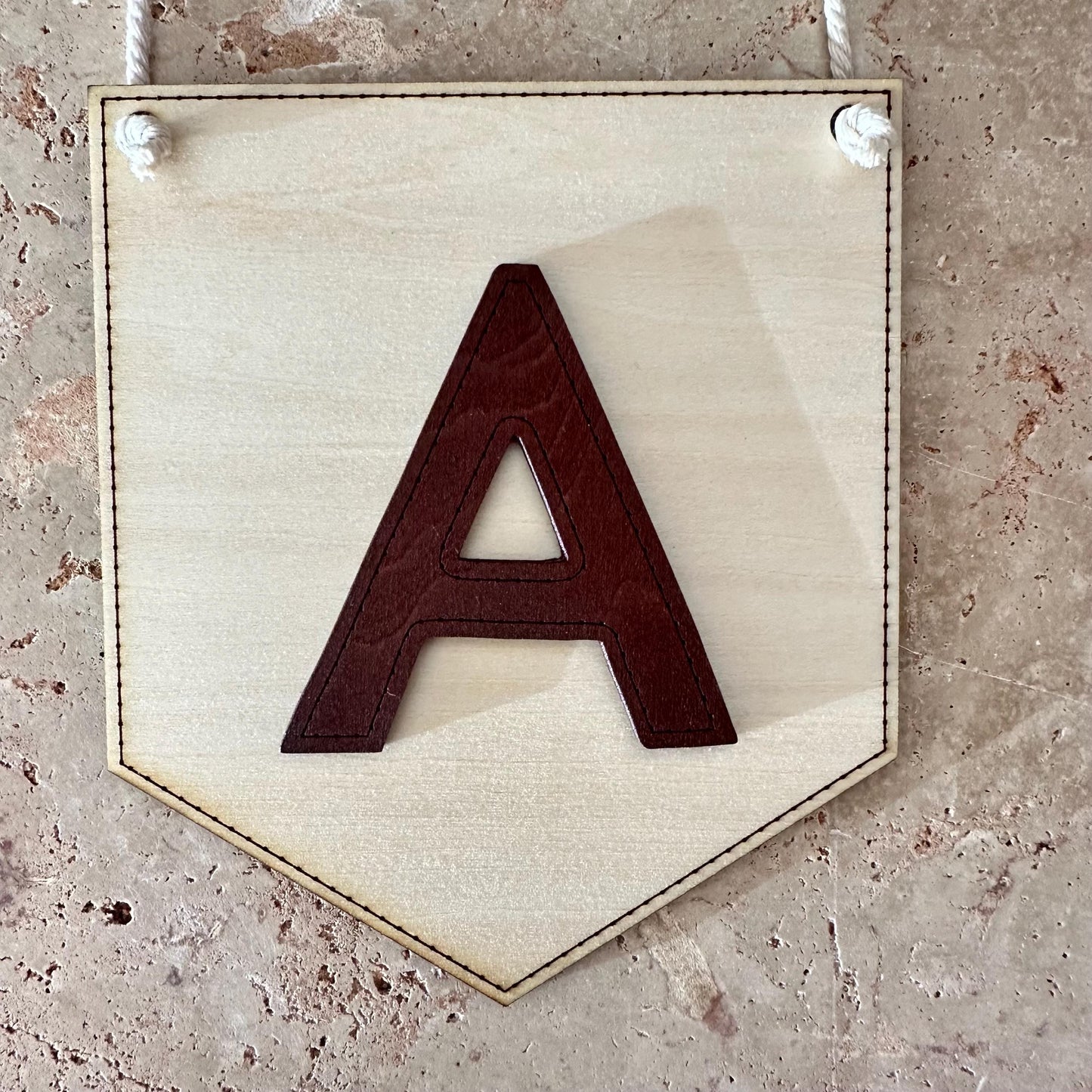 Personalised Wooden Initial Signs
