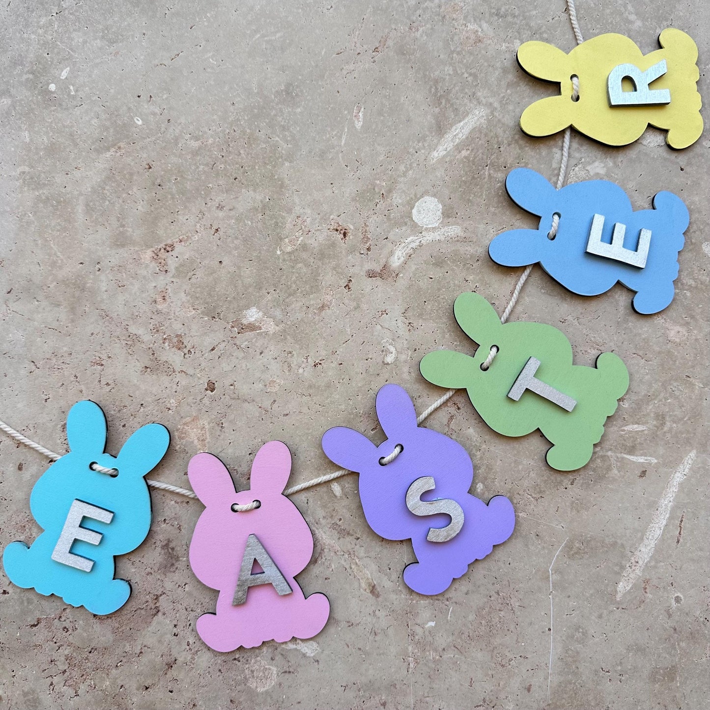 Easter Bunny Bunting Keepsake - Digital Download